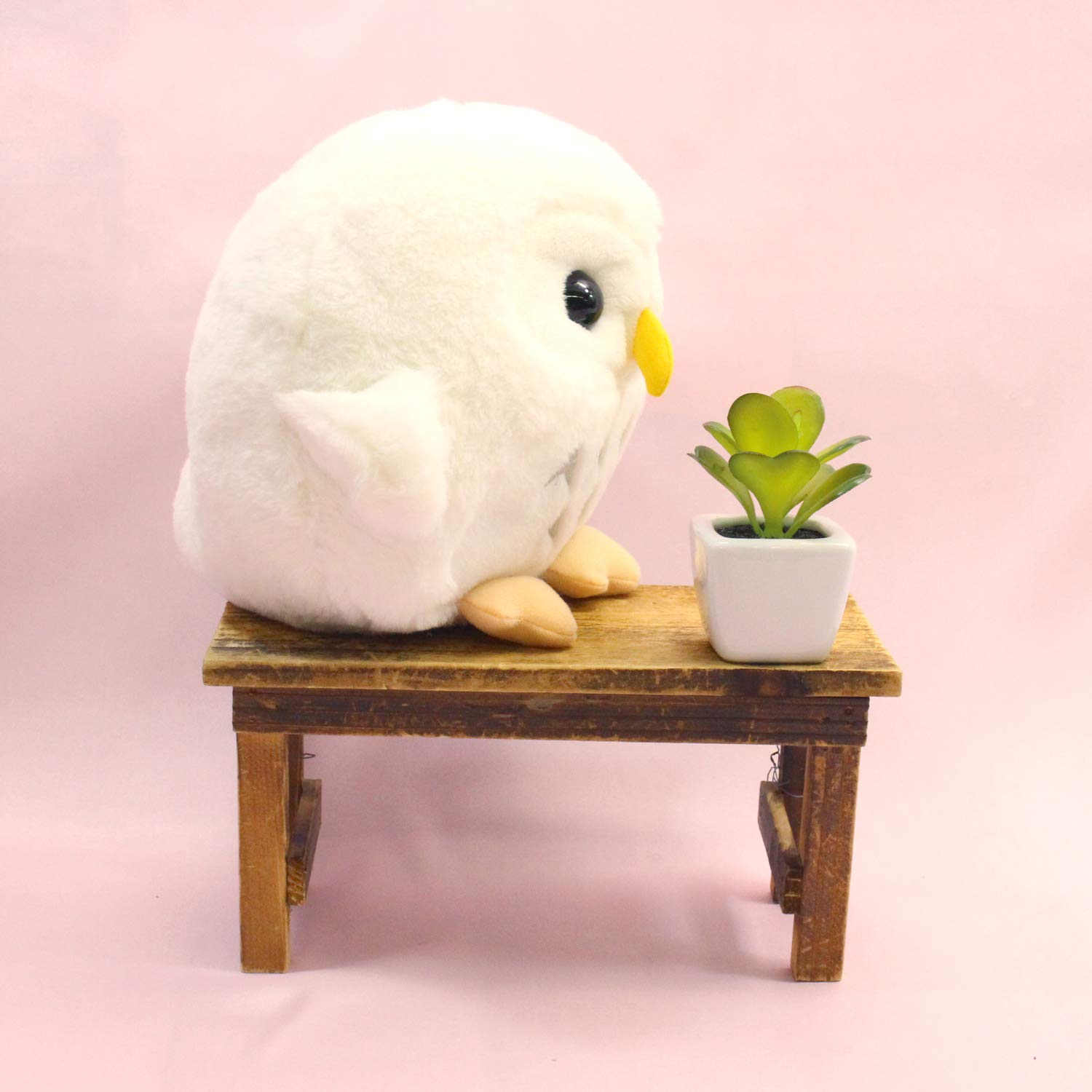 Amazon.co.jp: テイクオフ 幸フクロウ M ホワイト : おもちゃ